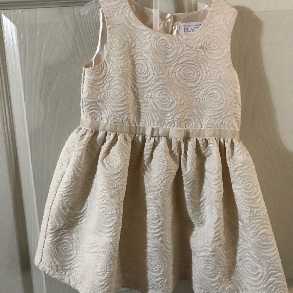 Cream and Gold dress